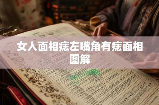 女人面相痣左嘴角有痣面相图解