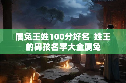 属兔王姓100分好名  姓王的男孩名字大全属兔