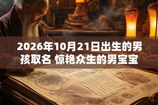 2026年10月21日出生的男孩取名 惊艳众生的男宝宝名字