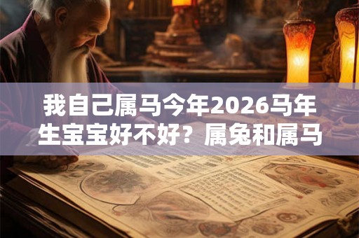我自己属马今年2026马年生宝宝好不好？属兔和属马合不合？