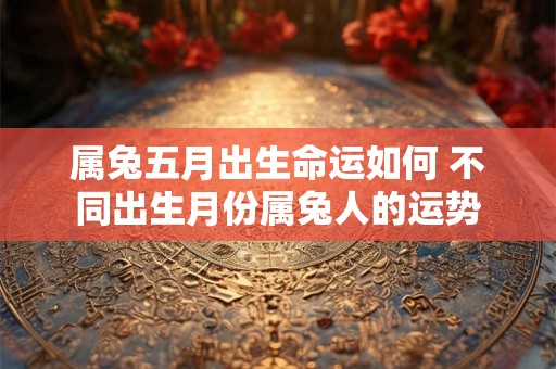 属兔五月出生命运如何 不同出生月份属兔人的运势