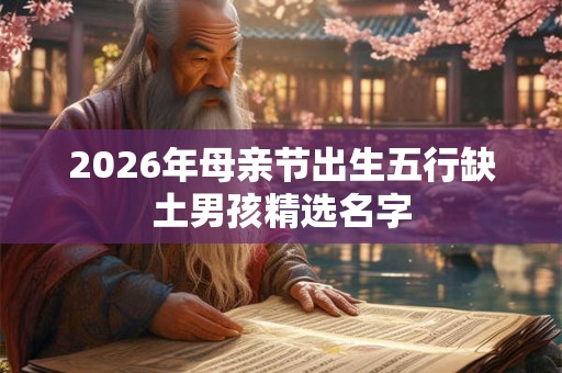 2026年母亲节出生五行缺土男孩精选名字 2026年母亲节出生五行缺土男孩精选名字