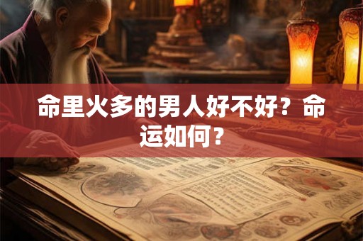 命里火多的男人好不好?命运如何? 命里火多的男人好不好?命运如何?