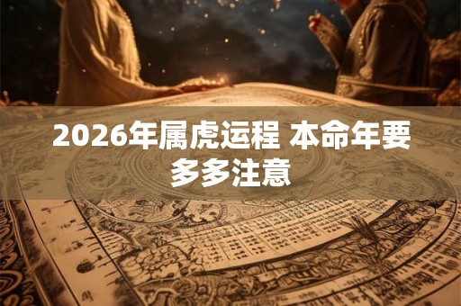 2026年属虎运程 本命年要多多注意 2026年属虎运程 本命年要多多注意