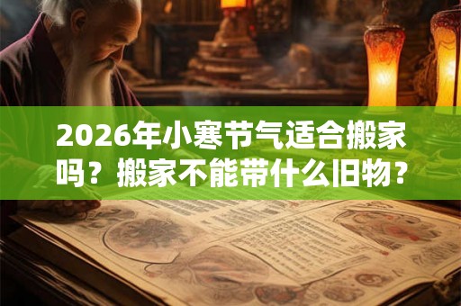 2026年小寒节气适合搬家吗？搬家不能带什么旧物？