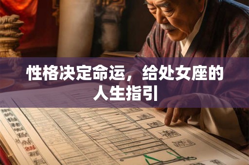 性格决定命运，给处女座的人生指引