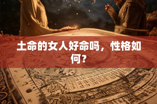 土命的女人好命吗，性格如何？