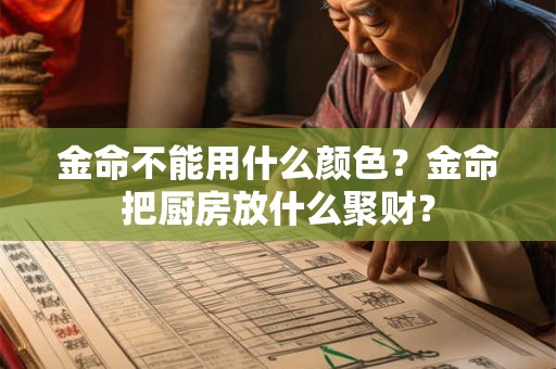 金命不能用什么颜色?金命把厨房放什么聚财? 金命不能用什么颜色?金命把厨房放什么聚财?