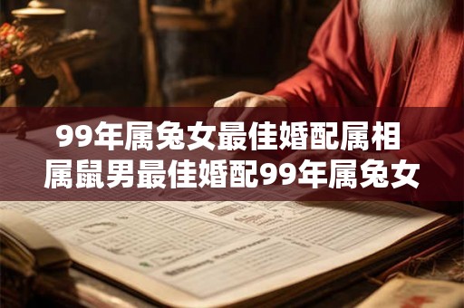 99年属兔女最佳婚配属相 属鼠男最佳婚配99年属兔女