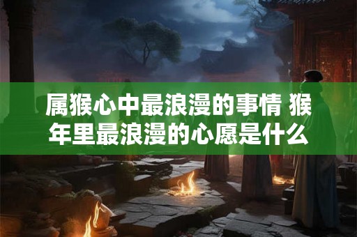 属猴心中最浪漫的事情 猴年里最浪漫的心愿是什么