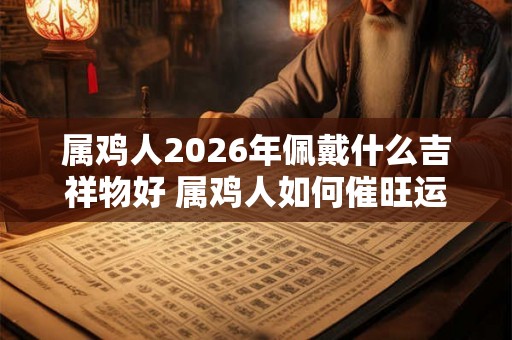属鸡人2026年佩戴什么吉祥物好 属鸡人如何催旺运势