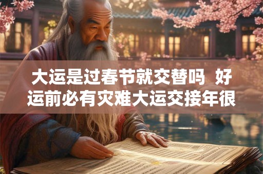 大运是过春节就交替吗  好运前必有灾难大运交接年很惨