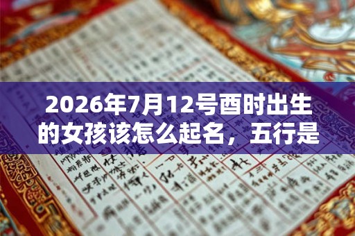 2026年7月12号酉时出生的女孩该怎么起名,五行是什么。 2026年7月12号酉时出生的女孩该怎么起名,五行是什么。