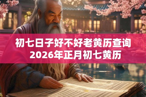 初七日子好不好老黄历查询  2026年正月初七黄历