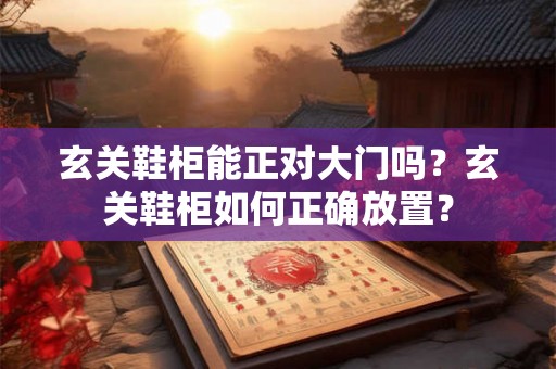 玄关鞋柜能正对大门吗?玄关鞋柜如何正确放置? 玄关鞋柜能正对大门吗?玄关鞋柜如何正确放置?