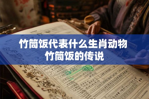 竹筒饭代表什么生肖动物 竹筒饭的传说