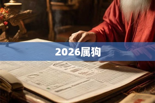 2026属狗