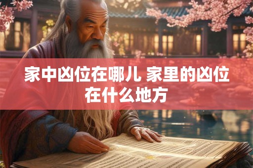 家中凶位在哪儿 家里的凶位在什么地方