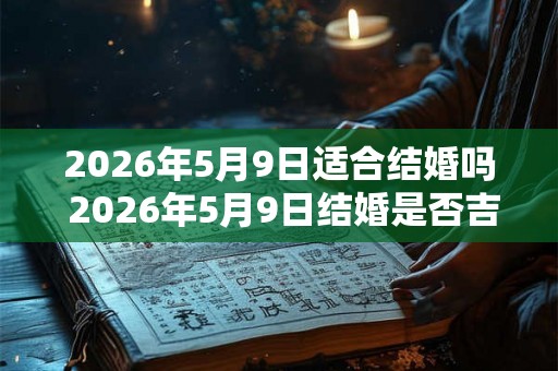 2026年5月9日适合结婚吗 2026年5月9日结婚是否吉利