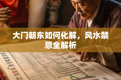 大门朝东如何化解,风水禁忌全解析 大门朝东如何化解,风水禁忌全解析