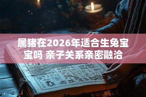 属猪在2026年适合生兔宝宝吗 亲子关系亲密融洽