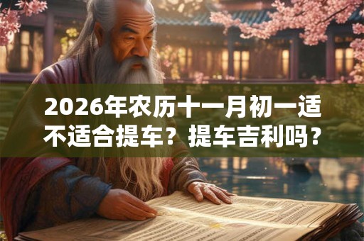 2026年农历十一月初一适不适合提车？提车吉利吗？
