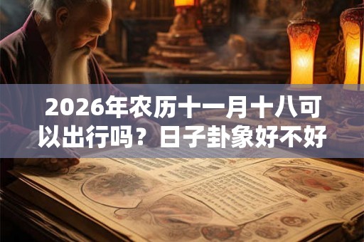 2026年农历十一月十八可以出行吗？日子卦象好不好？