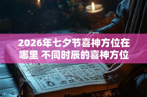 2026年七夕节喜神方位在哪里 不同时辰的喜神方位