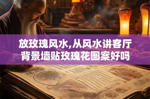 放玫瑰风水,从风水讲客厅背景墙贴玫瑰花图案好吗