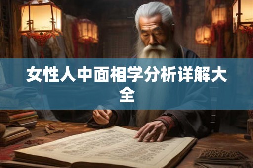 女性人中面相学分析详解大全