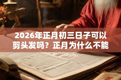2026年正月初三日子可以剪头发吗？正月为什么不能理发？