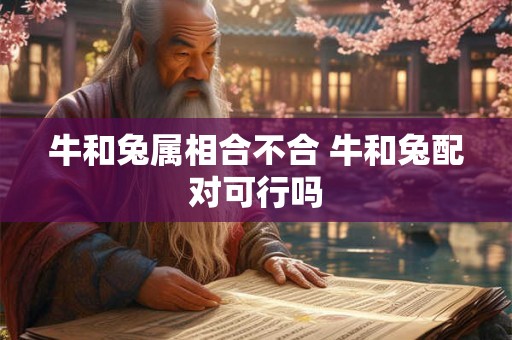 牛和兔属相合不合 牛和兔配对可行吗
