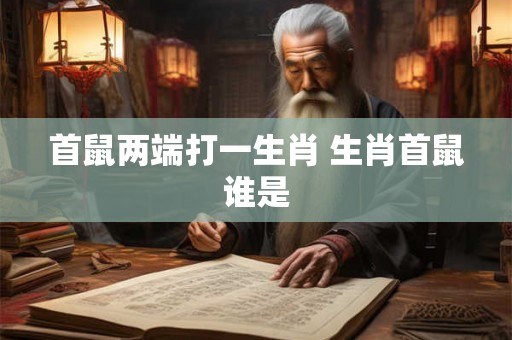 首鼠两端打一生肖 生肖首鼠谁是