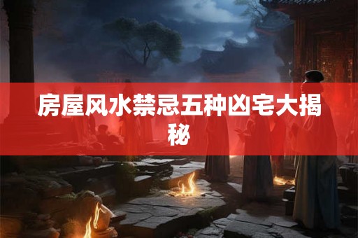 房屋风水禁忌五种凶宅大揭秘