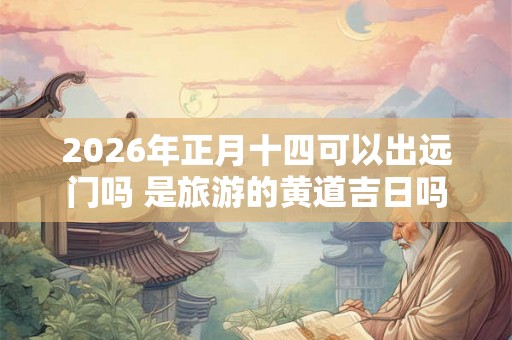 2026年正月十四可以出远门吗 是旅游的黄道吉日吗