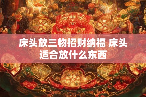 床头放三物招财纳福 床头适合放什么东西