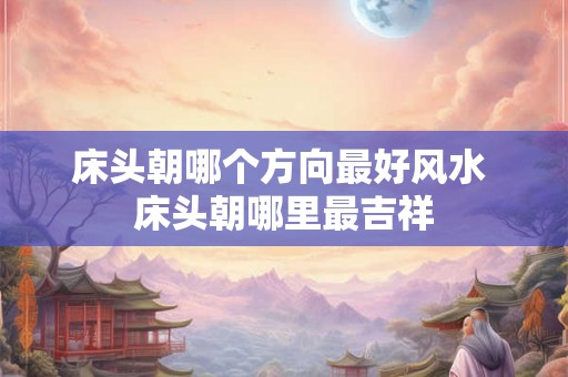床头朝哪个方向最好风水 床头朝哪里最吉祥