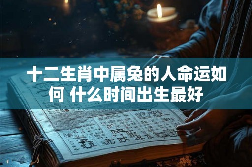 十二生肖中属兔的人命运如何 什么时间出生最好