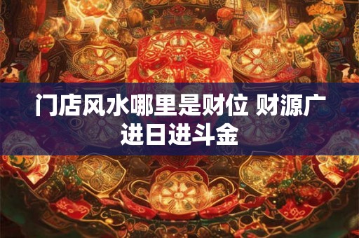 门店风水哪里是财位 财源广进日进斗金