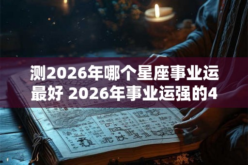 测2026年哪个星座事业运最好 2026年事业运强的4个星座 测2026年哪个星座事业运最好 2026年事业运强的4个星座