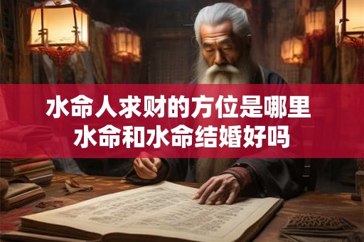 水命人求财的方位是哪里 水命和水命结婚好吗