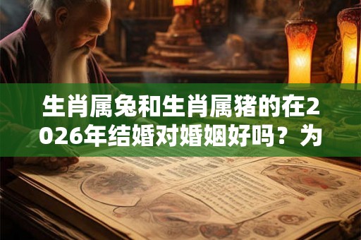 生肖属兔和生肖属猪的在2026年结婚对婚姻好吗？为什么？