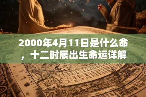 2000年4月11日是什么命，十二时辰出生命运详解