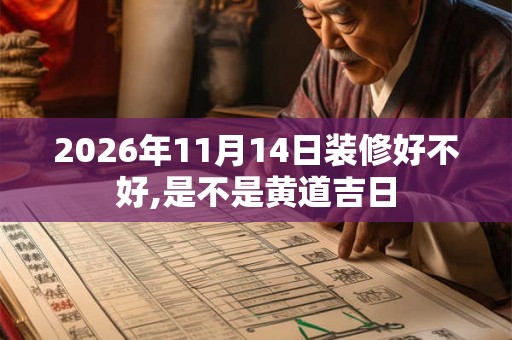 2026年11月14日装修好不好,是不是黄道吉日 2026年11月14日装修好不好,是不是黄道吉日