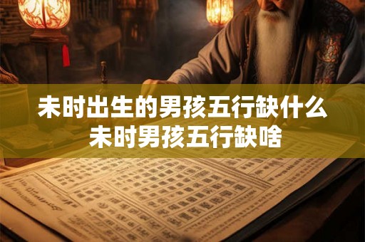 未时出生的男孩五行缺什么 未时男孩五行缺啥