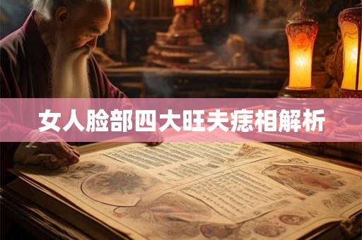 女人脸部四大旺夫痣相解析 女人脸部四大旺夫痣相解析