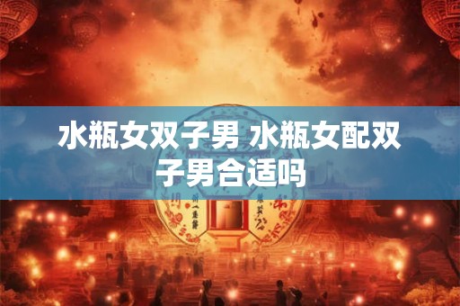 水瓶女双子男 水瓶女配双子男合适吗