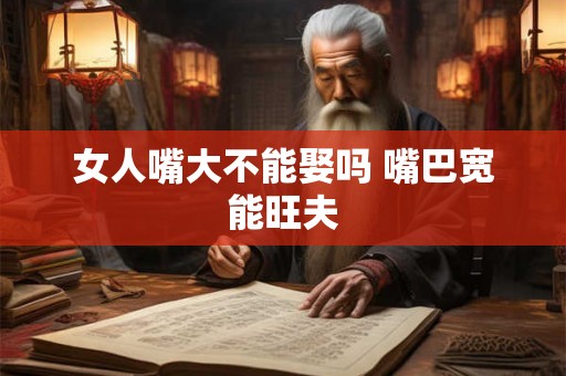 女人嘴大不能娶吗 嘴巴宽能旺夫 女人嘴大不能娶吗 嘴巴宽能旺夫