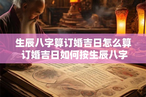 生辰八字算订婚吉日怎么算 订婚吉日如何按生辰八字算