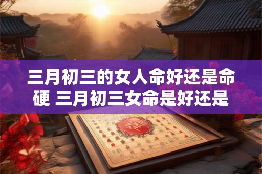 三月初三的女人命好还是命硬 三月初三女命是好还是硬